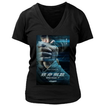 Fatal Countdown Reset 2017 Women's Deep V-Neck TShirt