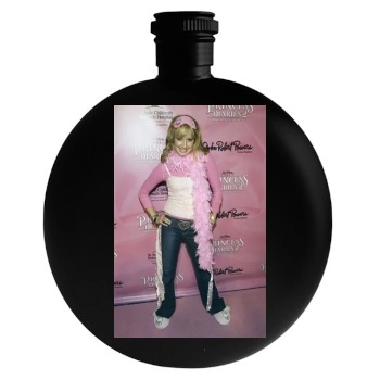 Ashley Tisdale Round Flask