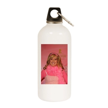 Ashley Tisdale White Water Bottle With Carabiner