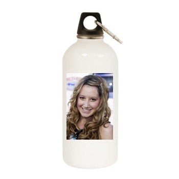 Ashley Tisdale White Water Bottle With Carabiner