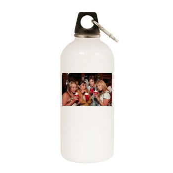 Ashley Tisdale White Water Bottle With Carabiner