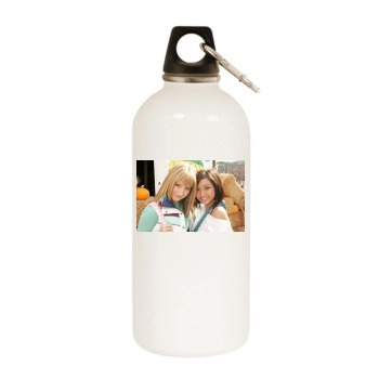 Ashley Tisdale White Water Bottle With Carabiner