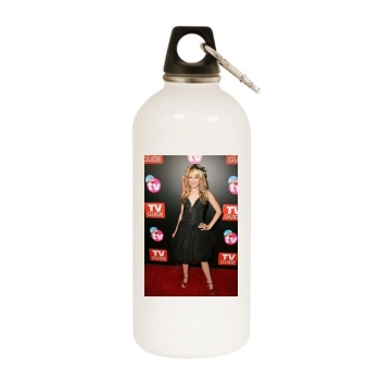 Ashley Tisdale White Water Bottle With Carabiner