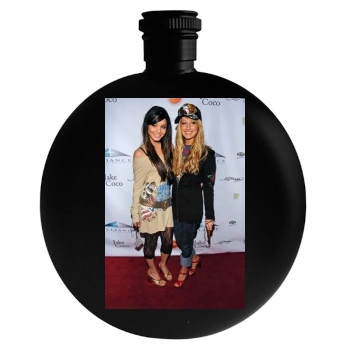 Ashley Tisdale Round Flask