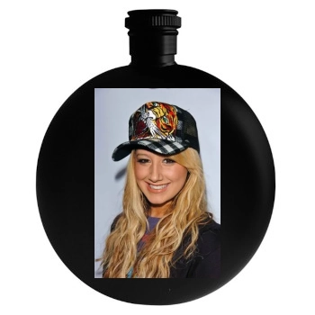 Ashley Tisdale Round Flask