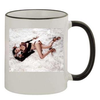 Asia Argento 11oz Colored Rim & Handle Mug