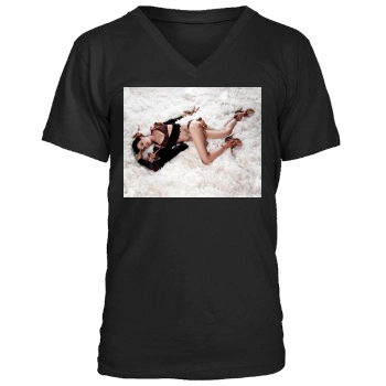 Asia Argento Men's V-Neck T-Shirt