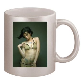 Asia Argento 11oz Metallic Silver Mug