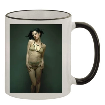 Asia Argento 11oz Colored Rim & Handle Mug