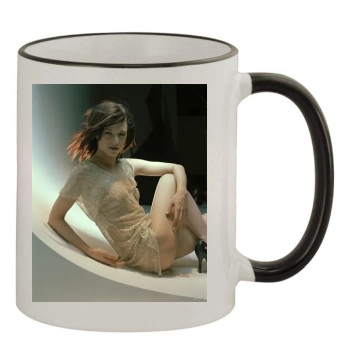 Asia Argento 11oz Colored Rim & Handle Mug