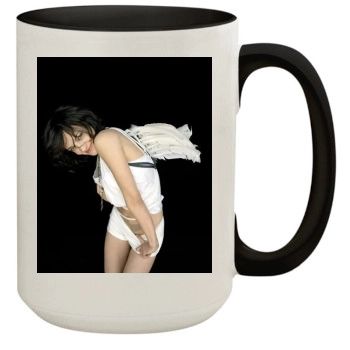 Asia Argento 15oz Colored Inner & Handle Mug