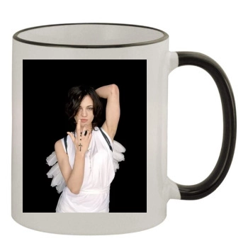 Asia Argento 11oz Colored Rim & Handle Mug