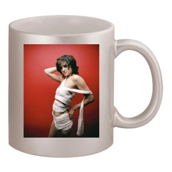 Asia Argento 11oz Metallic Silver Mug