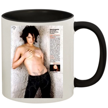 Asia Argento 11oz Colored Inner & Handle Mug