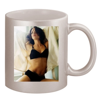 Asia Argento 11oz Metallic Silver Mug