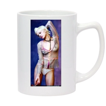 Asia Argento 14oz White Statesman Mug