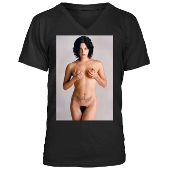 Asia Argento Men's V-Neck T-Shirt