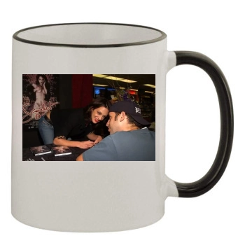 Asia Argento 11oz Colored Rim & Handle Mug