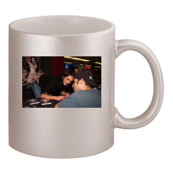 Asia Argento 11oz Metallic Silver Mug