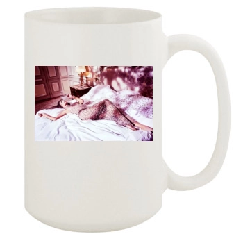 Alessandra Ambrosio 15oz White Mug