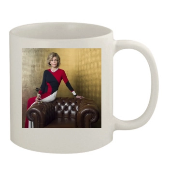 Jane Fonda 11oz White Mug