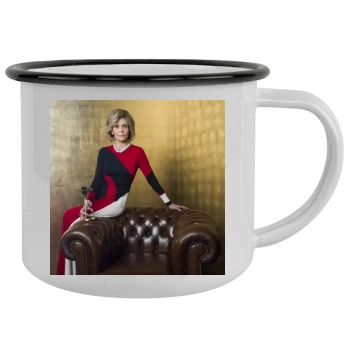 Jane Fonda Camping Mug