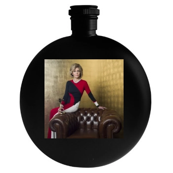 Jane Fonda Round Flask