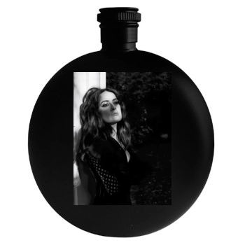 Salma Hayek Round Flask