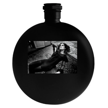 Salma Hayek Round Flask