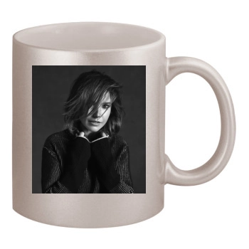 Sophia Bush 11oz Metallic Silver Mug