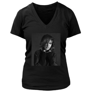 Sophia Bush Women's Deep V-Neck TShirt