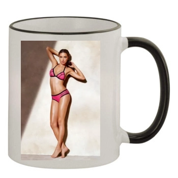 Adriana Lima 11oz Colored Rim & Handle Mug