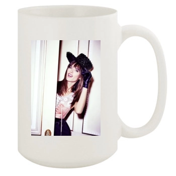 Alessandra Ambrosio 15oz White Mug