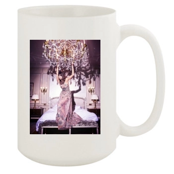 Alessandra Ambrosio 15oz White Mug