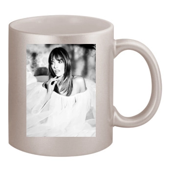 Alessandra Ambrosio 11oz Metallic Silver Mug