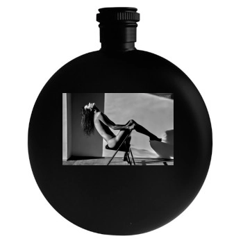 Alessandra Ambrosio Round Flask