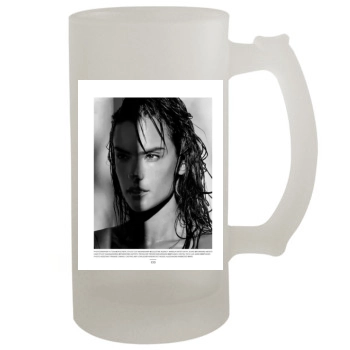 Alessandra Ambrosio 16oz Frosted Beer Stein