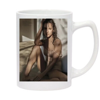 Alessandra Ambrosio 14oz White Statesman Mug