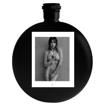 Alessandra Ambrosio Round Flask