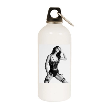 Amanda Pizziconi White Water Bottle With Carabiner