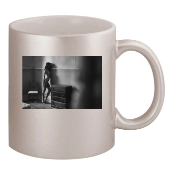 Amanda Pizziconi 11oz Metallic Silver Mug