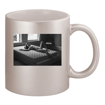 Amanda Pizziconi 11oz Metallic Silver Mug