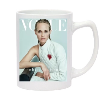 Amber Valletta 14oz White Statesman Mug