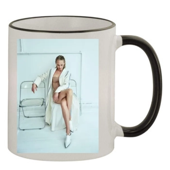 Amber Valletta 11oz Colored Rim & Handle Mug