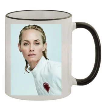 Amber Valletta 11oz Colored Rim & Handle Mug