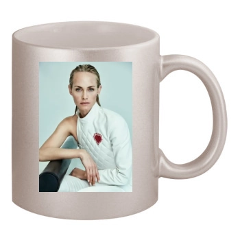 Amber Valletta 11oz Metallic Silver Mug