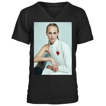 Amber Valletta Men's V-Neck T-Shirt