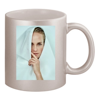 Amber Valletta 11oz Metallic Silver Mug