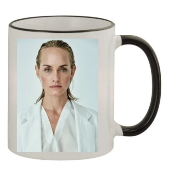 Amber Valletta 11oz Colored Rim & Handle Mug