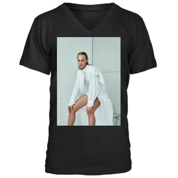 Amber Valletta Men's V-Neck T-Shirt